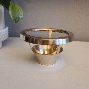 Vintage Solid Brass Candle Holder